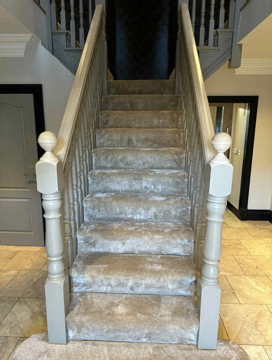 New flooring installation in a modern home